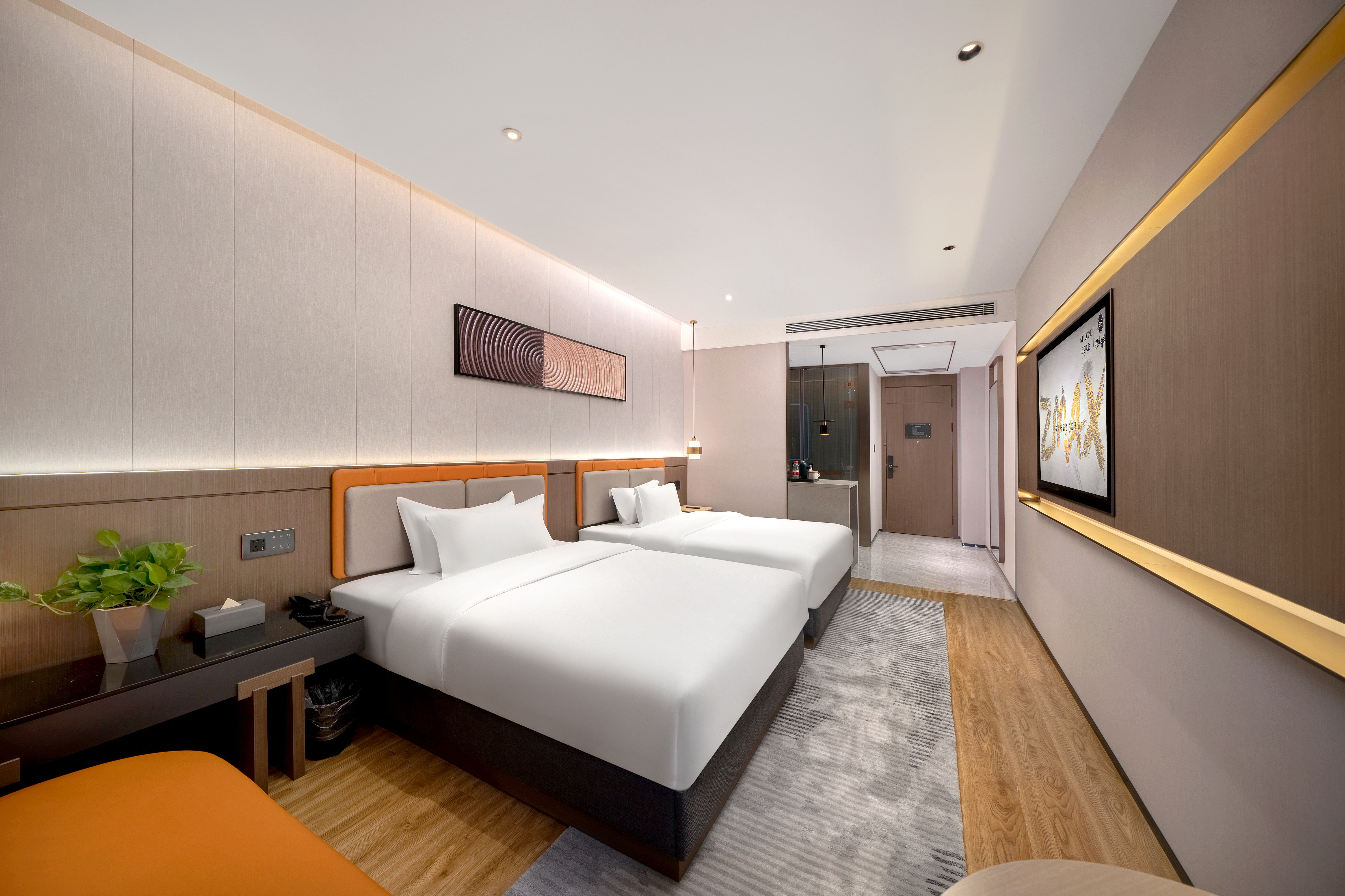 ZMAX Manxi Hotel (Harbin Central Street Sophia Church Store)两张床 MAX