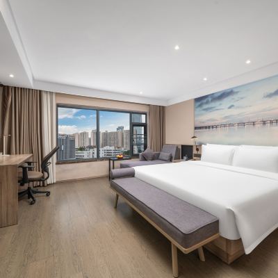 雅緻大床房（小冰箱＋城市景觀） 深圳南山科技園科苑路亞朵飯店優惠