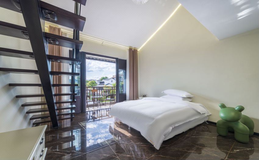 Zhenhu Homestay (Jiandemeicheng Ancient Town)Fuqian Street|Lake View Terrace Parent-Child Loft Family Room
