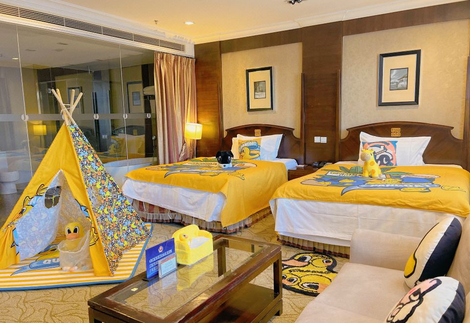 小黄鸭主题亲子房