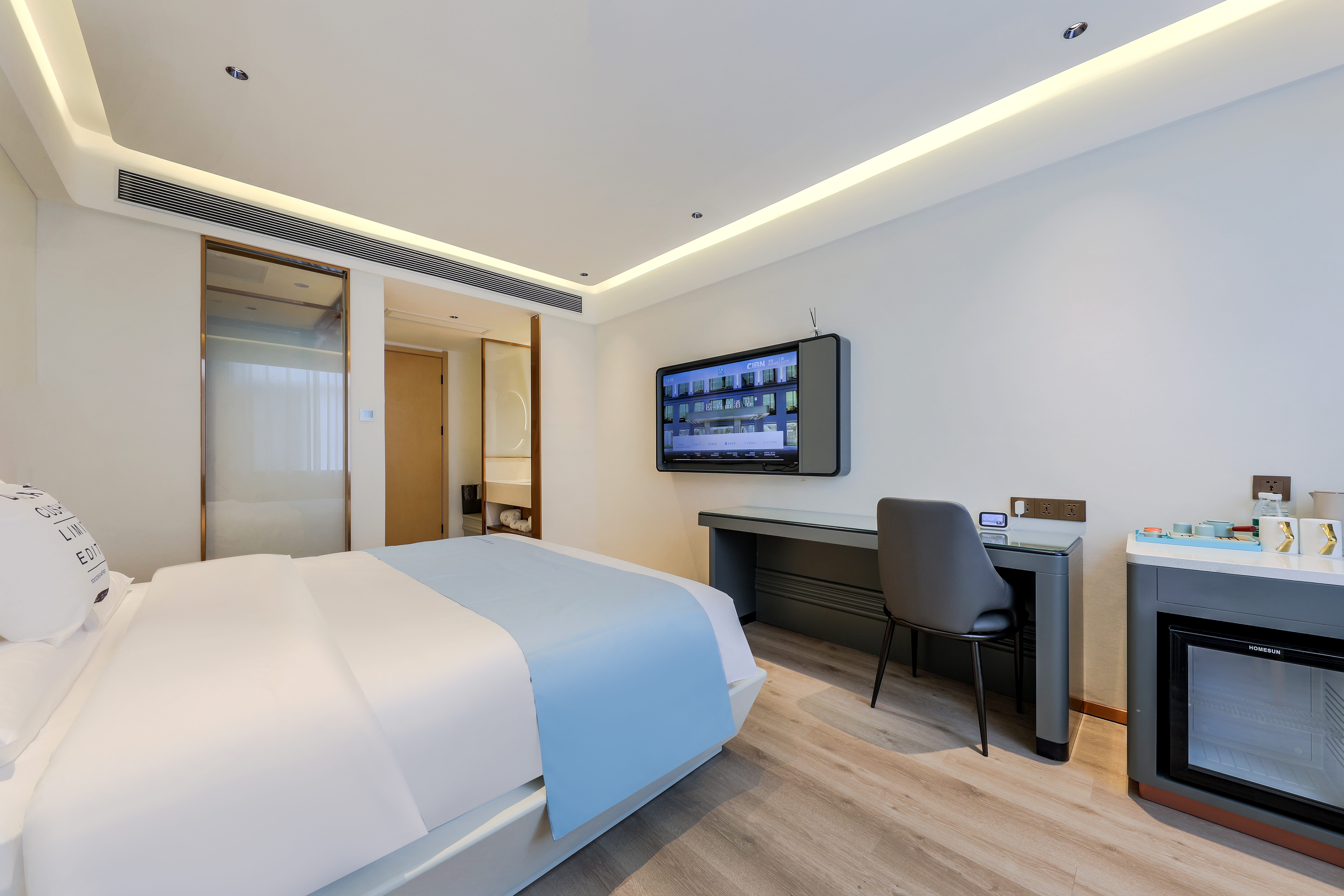 未来科技大床房（全屋智能+乳胶床垫+冰箱）