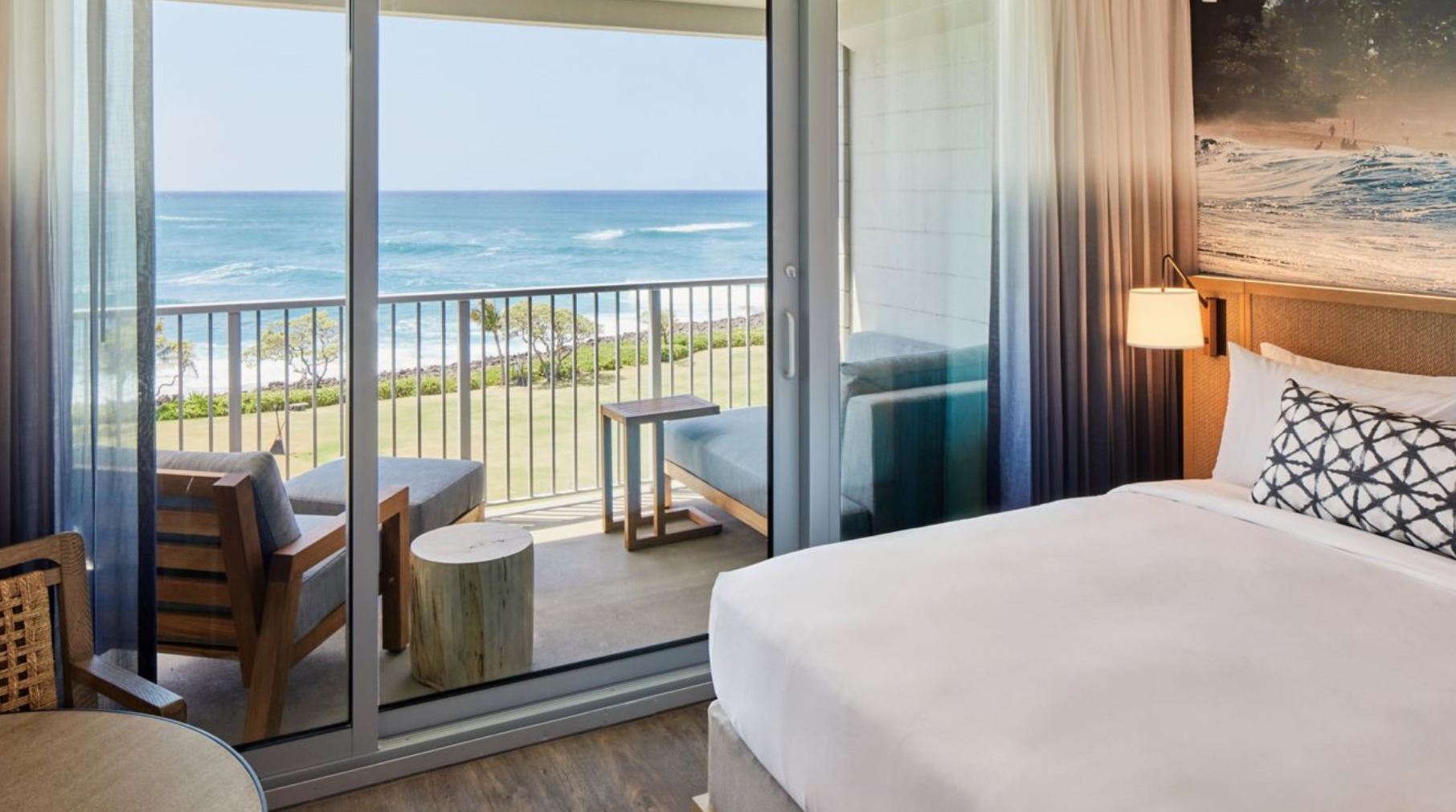 海景客房（2张大床，带阳台）