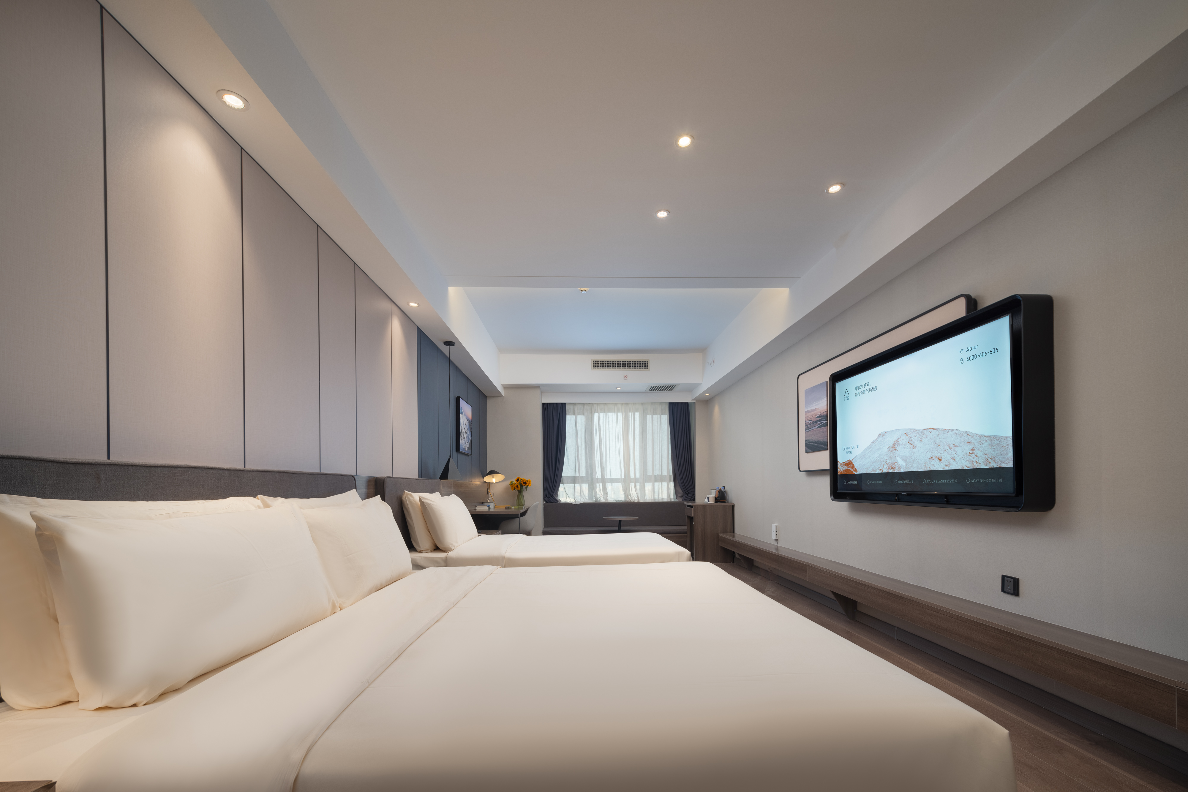 高级亲子双床房（双人洗手枱＋手机投屏＋加湿器）