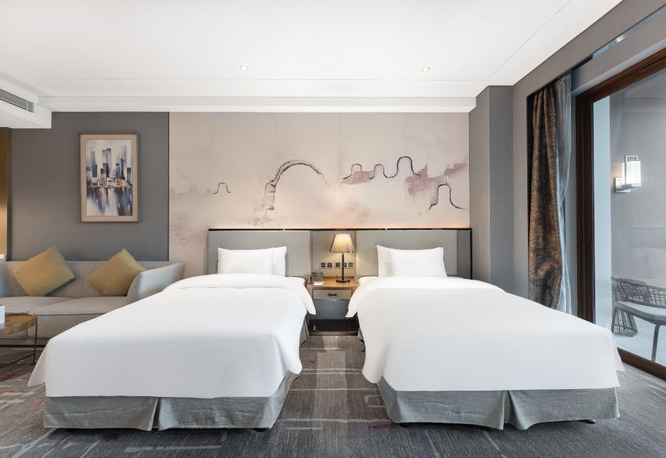 雪映高级湖景双床房