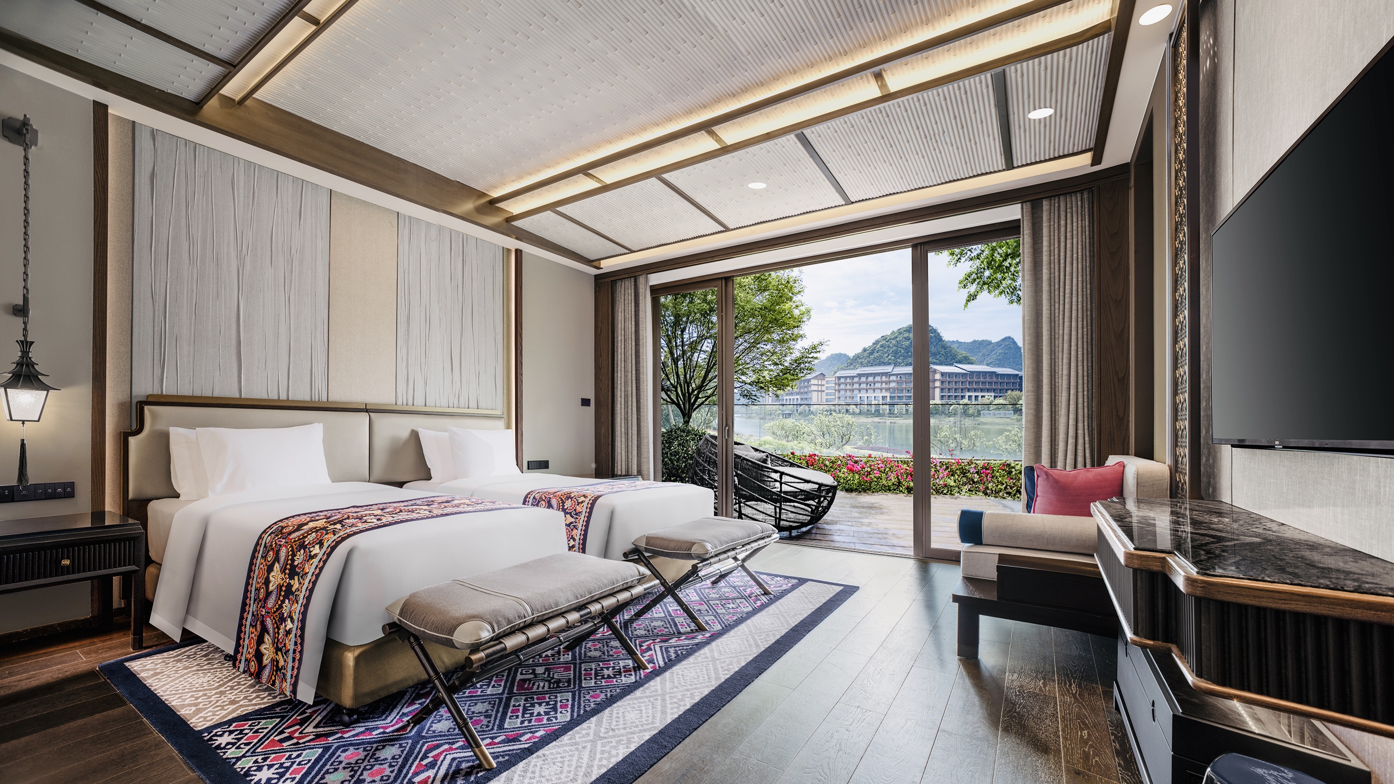 全景露台复式庭院双卧别墅