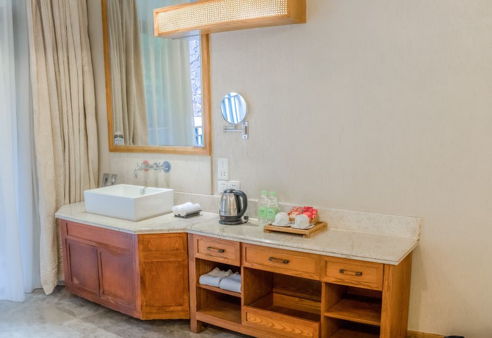 私汤别院-户外庭院-私汤泡池-认证水质温泉水