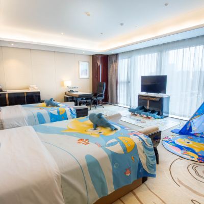 童趣主題房（孩童帳篷+卡通床品+互動繪本） 武漢友誼國際飯店優惠