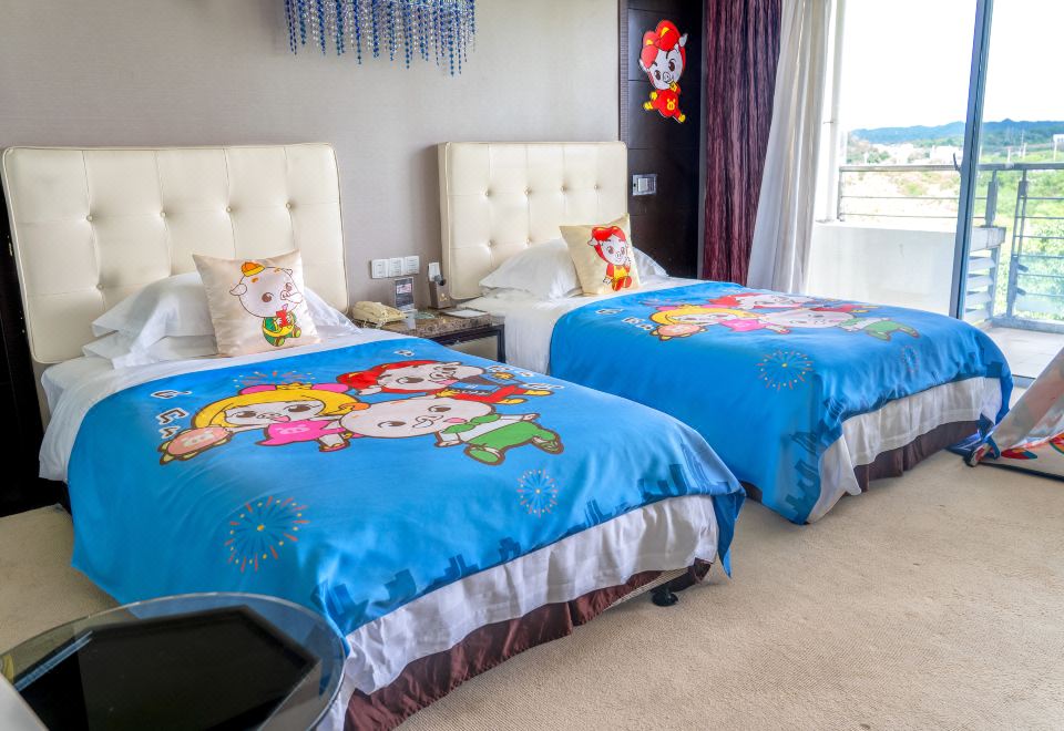 5號樓?動漫影院親子雙床房