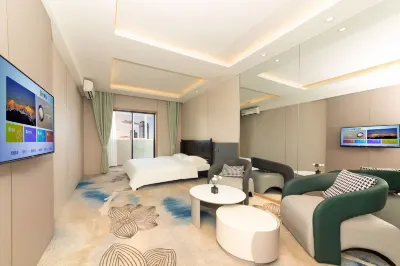 Yinchuan Jingshang Lanxuan Hotel (Lanshan Park Yuecaicheng) Hotele w: 