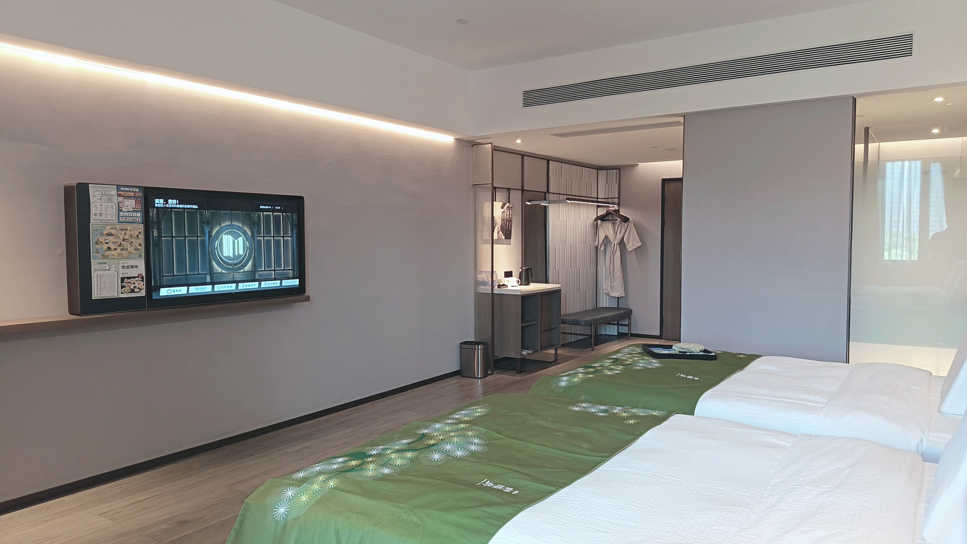 舒睡双床房（按摩助眠床垫+护颈深睡枕头+舒睡锦囊）