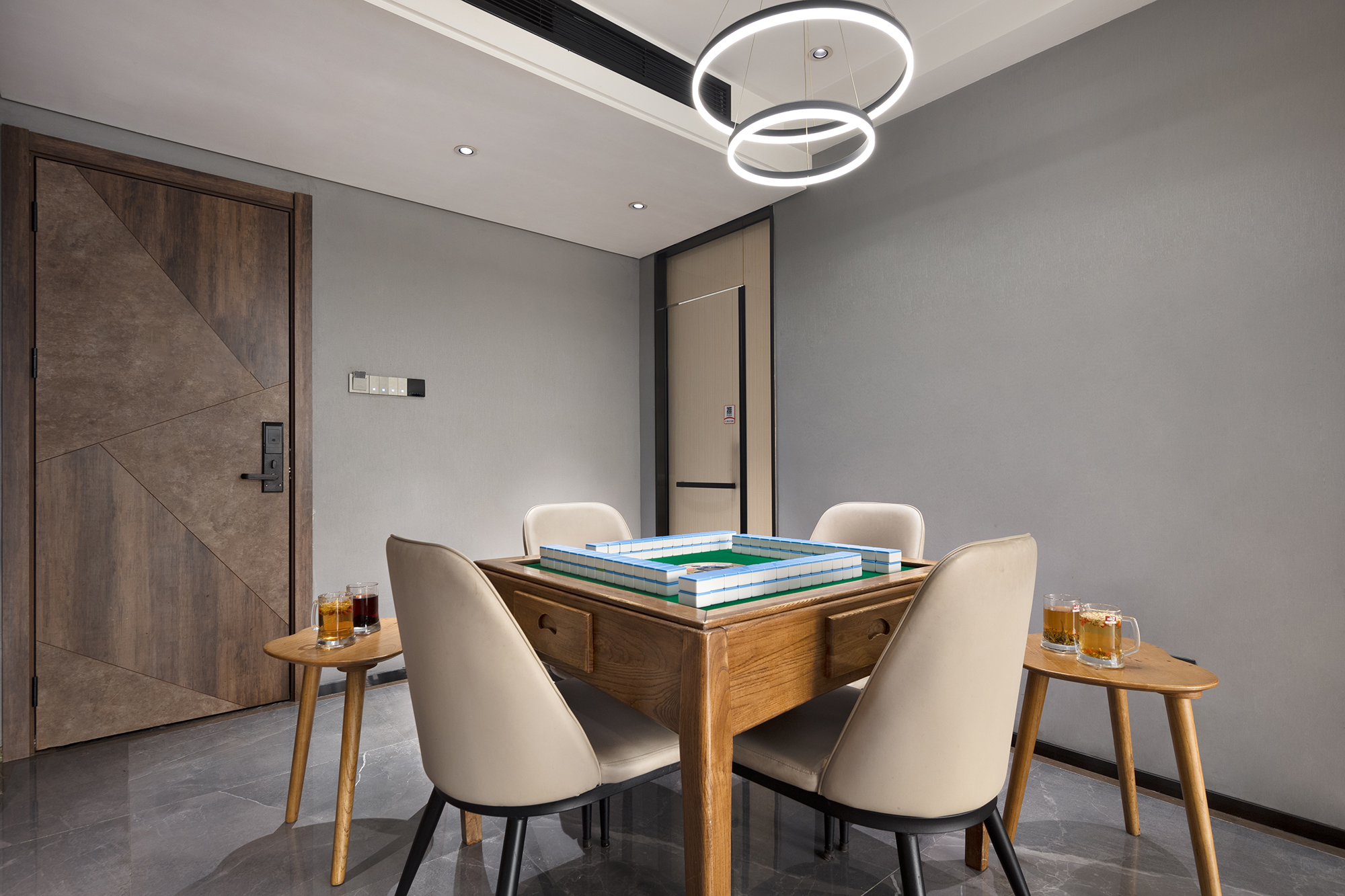 山景麻将大床房