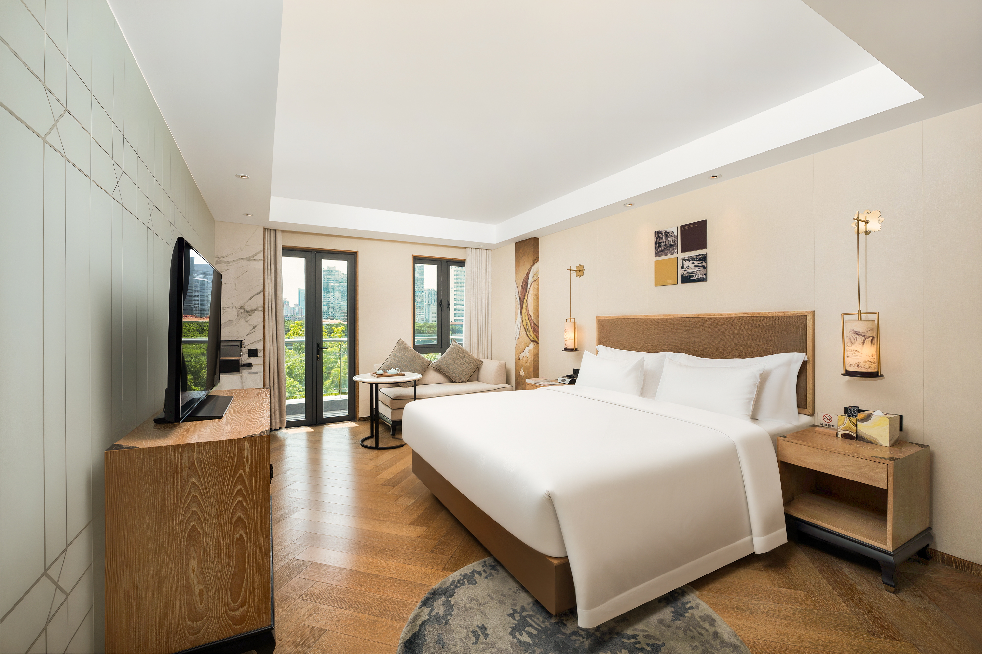 水舞·江景阳台大床房（180°江景阳台+高奢洗护品）