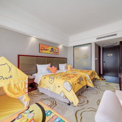 小黃鴨親子雙床房（小冰箱） 珠海曼哈頓酒店優惠