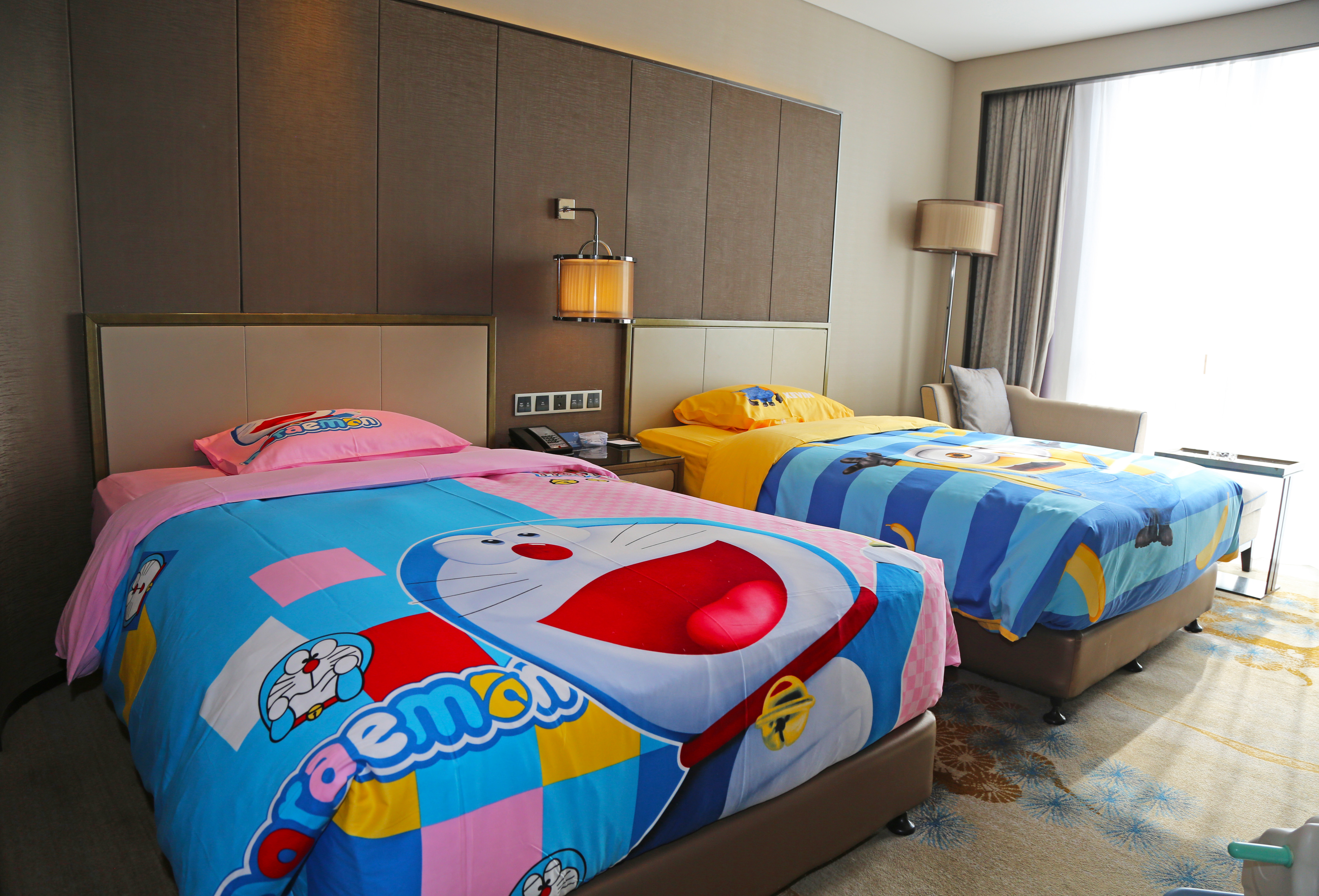 Wanda Realm Tai'an亲子主题双床房（卡通童趣+浴缸+Acca Kappa洗护品）