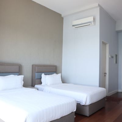 Kondo Bilik Tidur Premier 3 dengan Pemandangan Laut (Penghawa Dingin) Kupon Homesuite at The Loft Imago