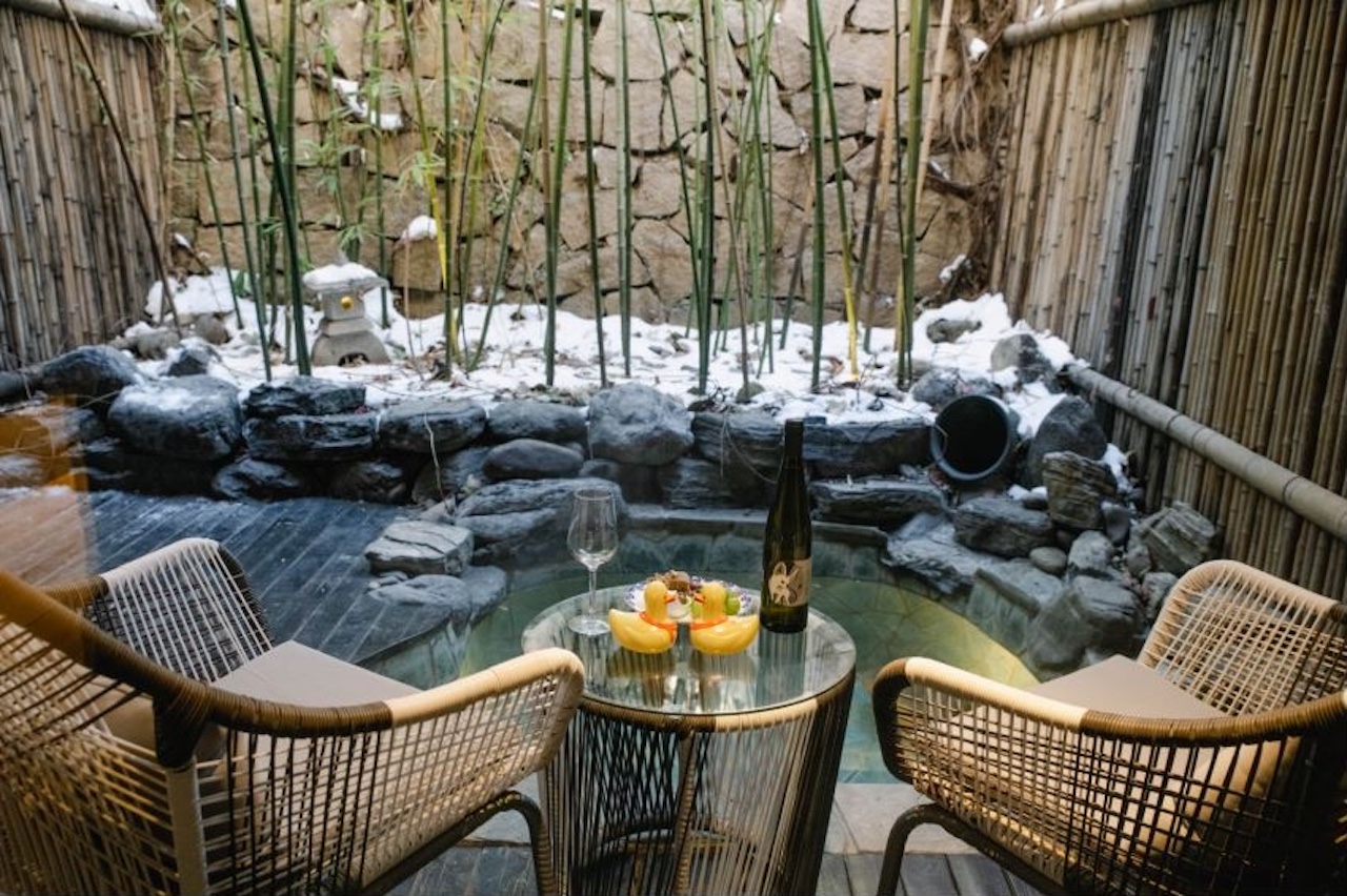 日式竹林私汤房