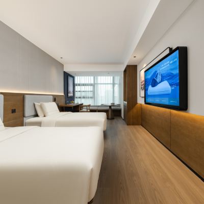 高級雙床房（深睡配方+65寸電視+頂噴） 廈航站南飯店（廈門火車站萬象城店）優惠