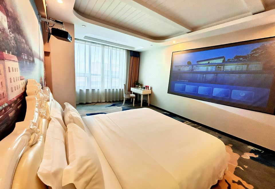 Howard Johnson Upark HotelHaosheng Cinema Double Bed Room