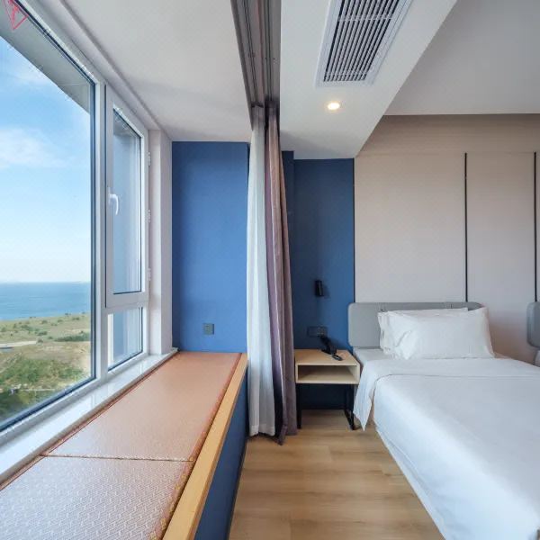 行政海景雙床房