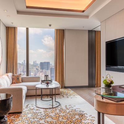 都滙城景雙床套房-南山天際景緻 深圳鵬瑞萊佛士酒店優惠