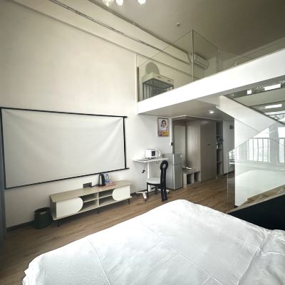 1417複式雙床房 廣州柒悅複式loft公寓優惠