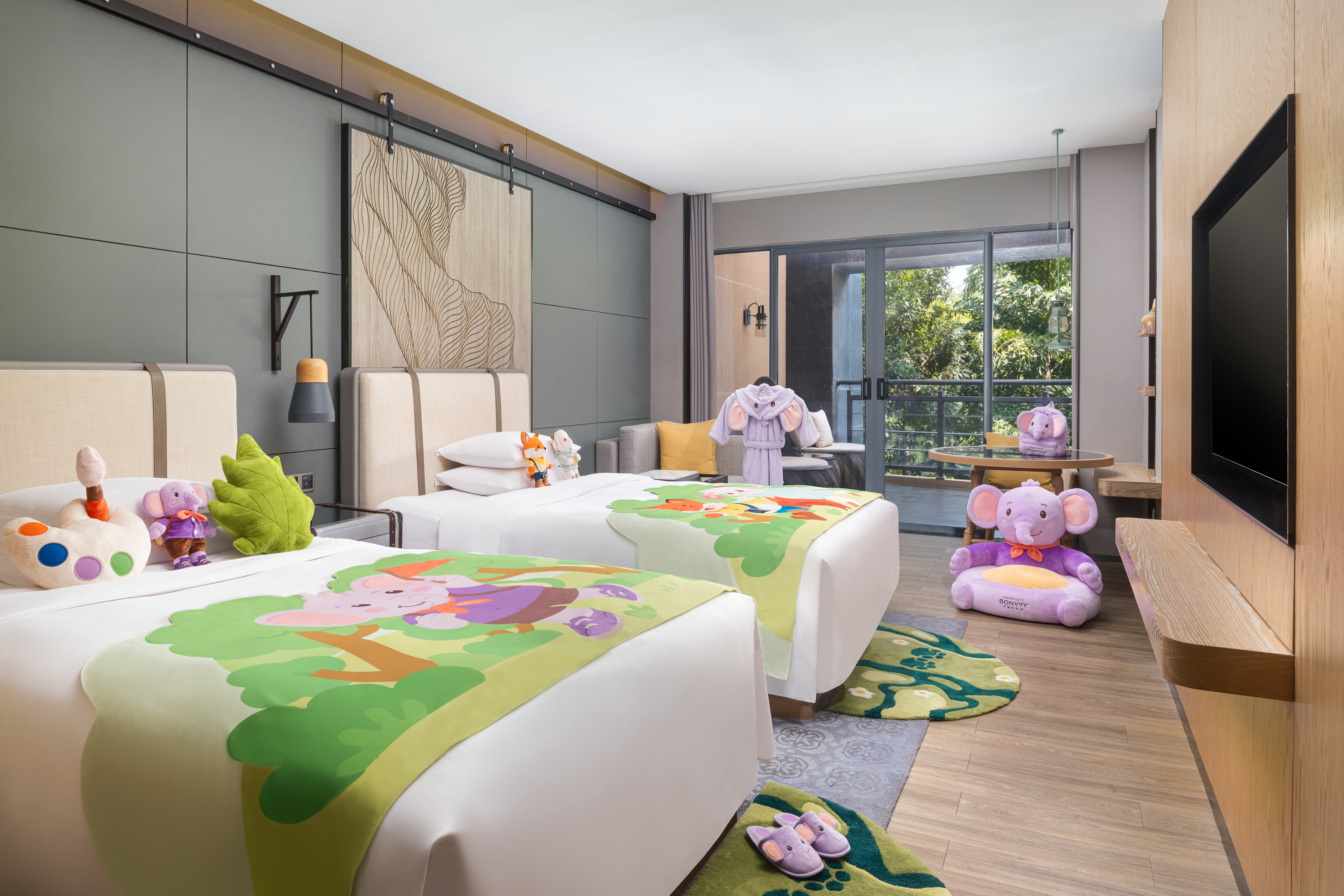 豪友团亲子双床房