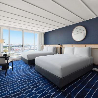 2 Queen Beds With Darling Harbour View With Balcony