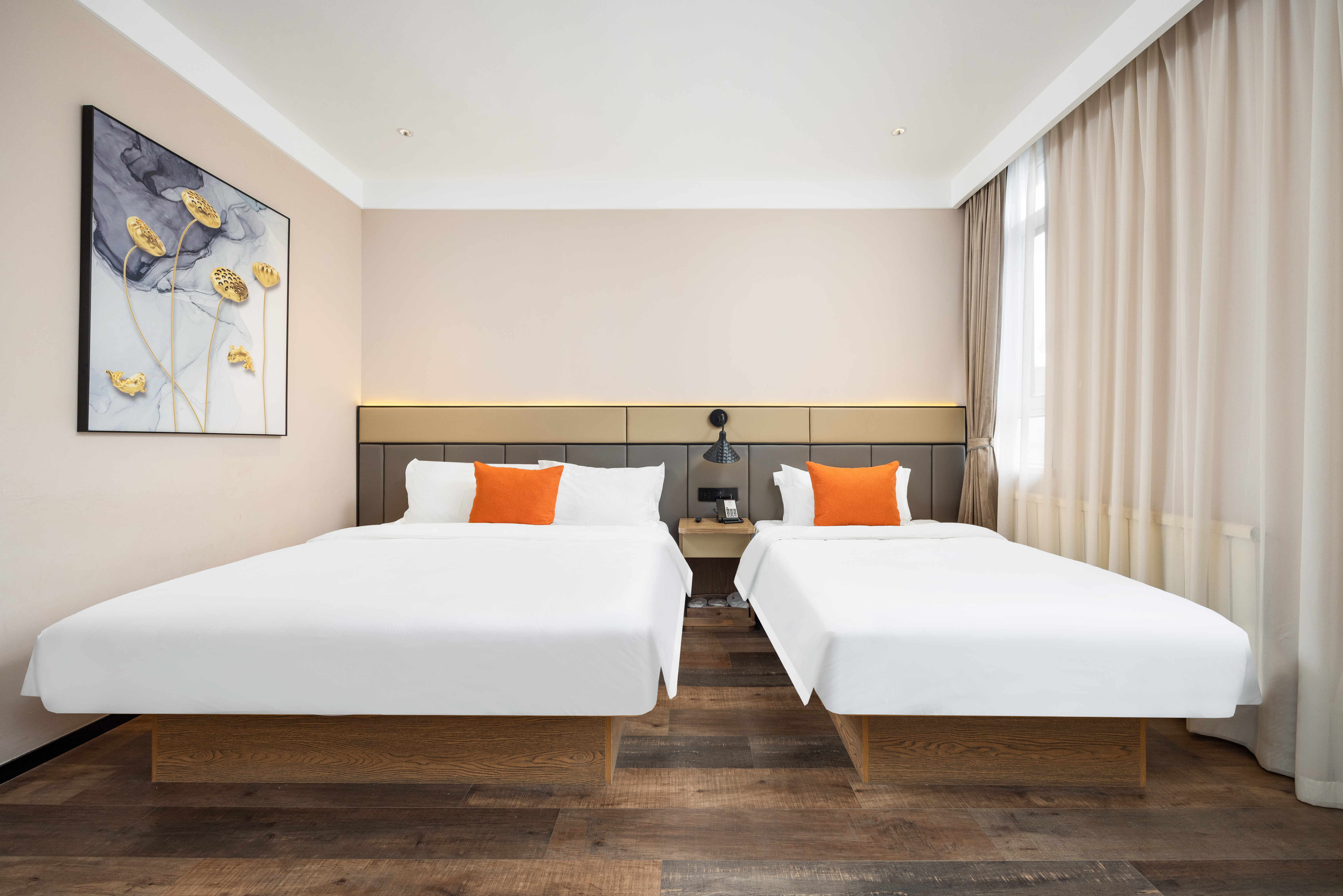 禧欢·乐享亲子家庭房【耐喜床品+小童围栏+智能投屏】