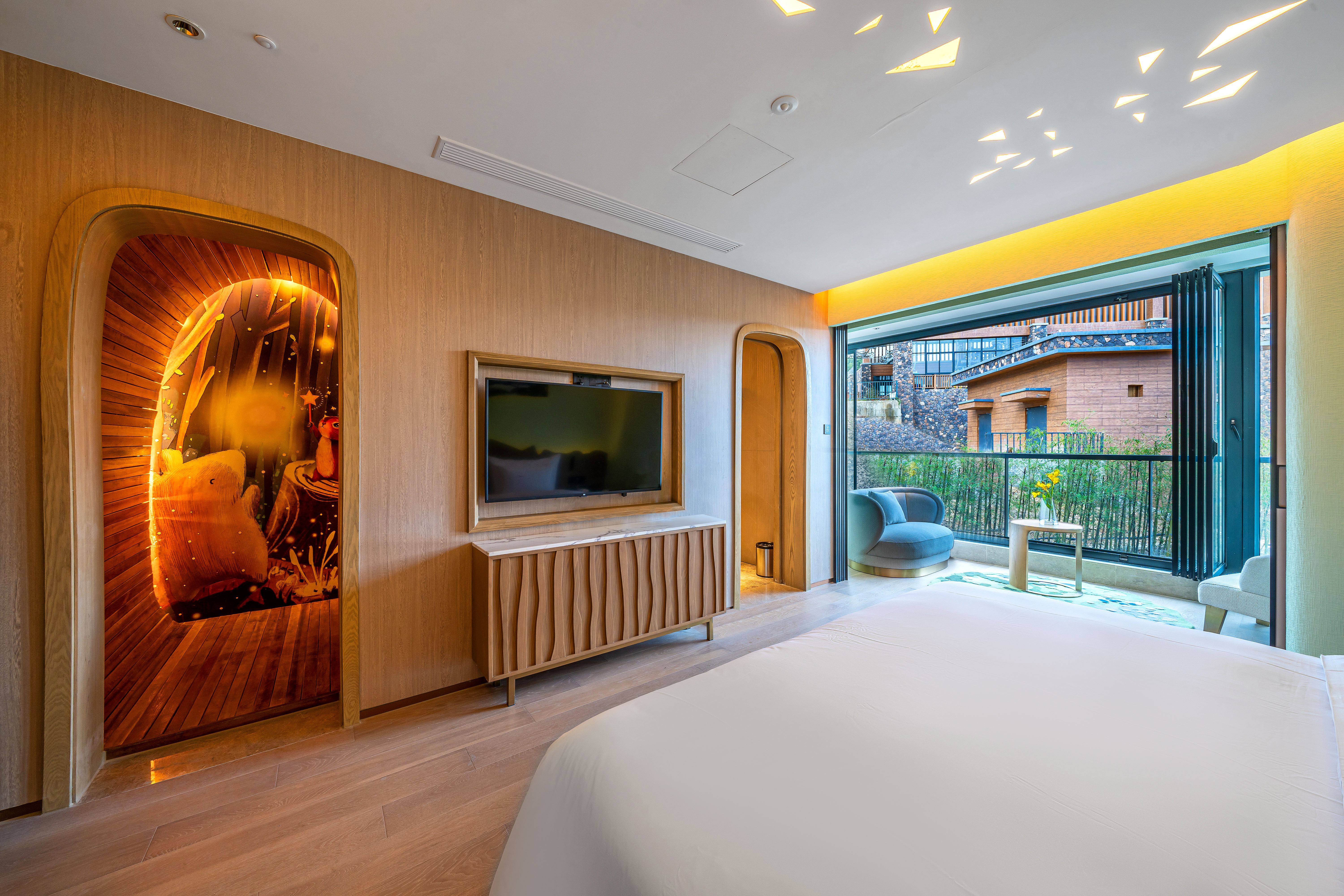 静谧雅致大床房【萌宠同乐+亲子度假】