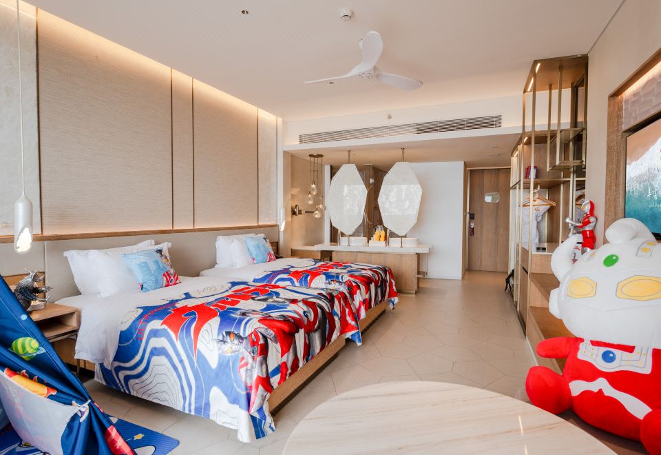 奧特曼主題正海景雙床房