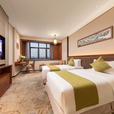 安舒雙床房（席夢思床墊+健養紅木家居 ） 錦江都城酒店（中山興中廣場店）優惠