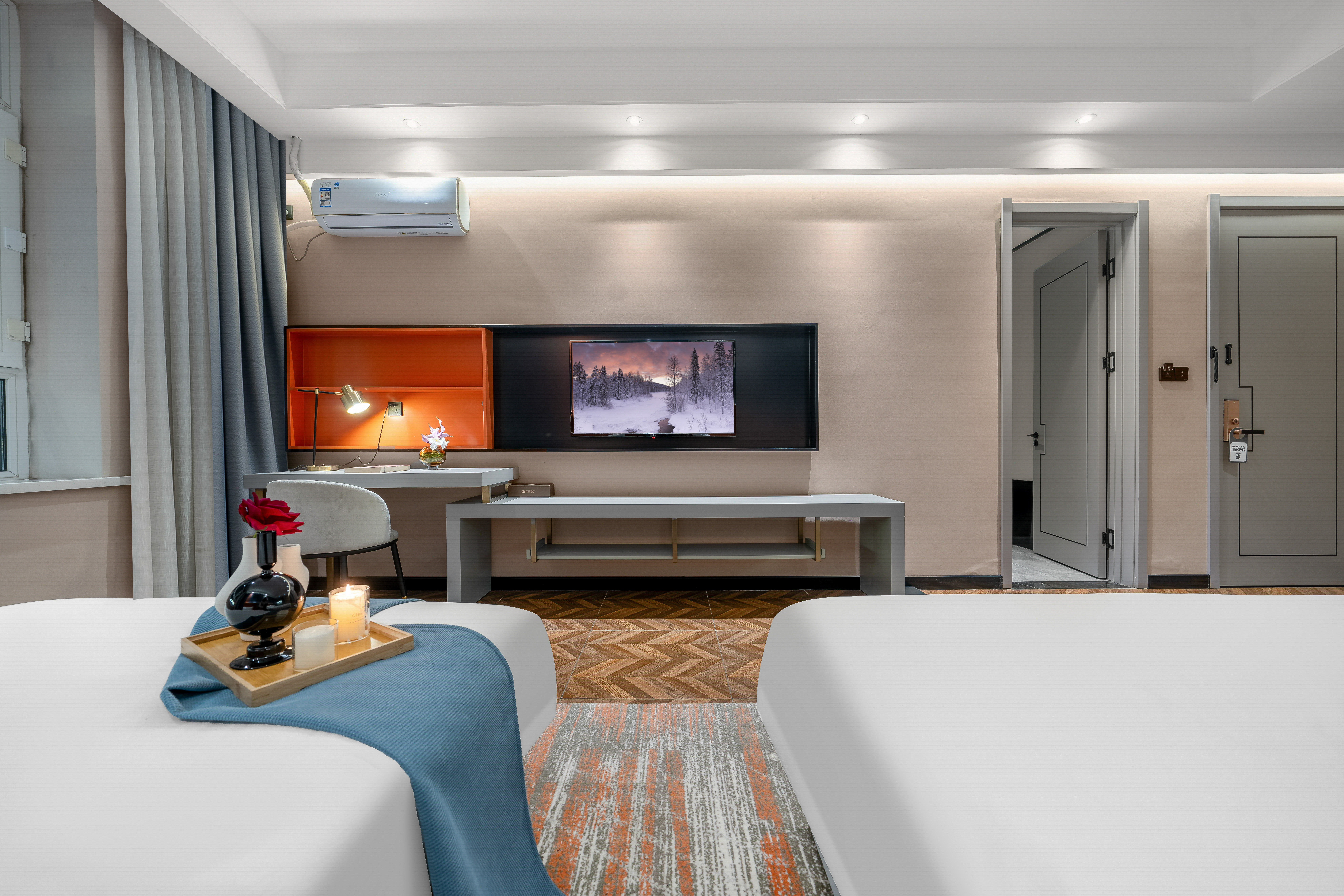 轻奢超大家庭双床房【智能马桶+腿足按摩器+乾湿分离】