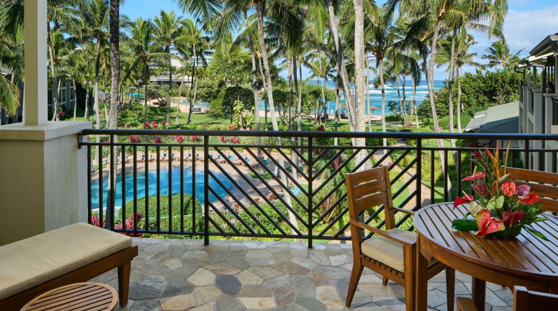 带阳台的三卧室别墅-海景