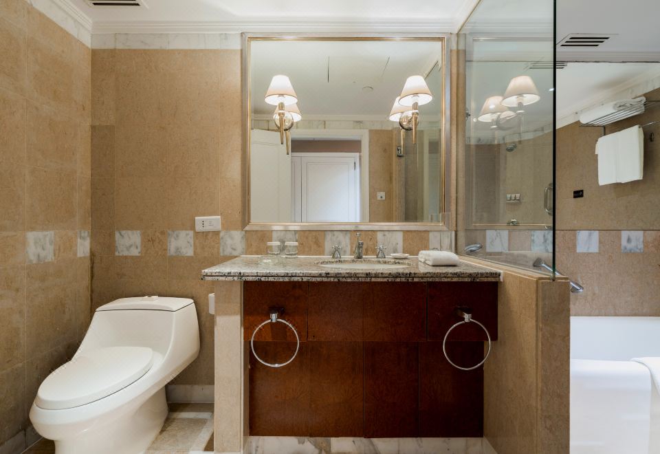 豪華雙床房「辦公配套區域+高樓層」