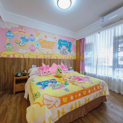 酷芽巴啦啦兩房一廳豪華套房〈大床+上下鋪〉（帶泡池） 新興翔順象窩飯店優惠