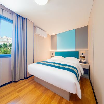 特惠-智能大床房（陽光大窗+智能語音） 賓悅飯店（汕頭小公園中山公園店）優惠