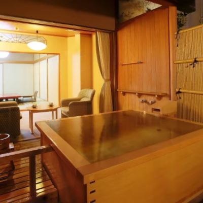 日式帶浴室河景房 蘆之牧溫泉丸峰日式飯店本館優惠