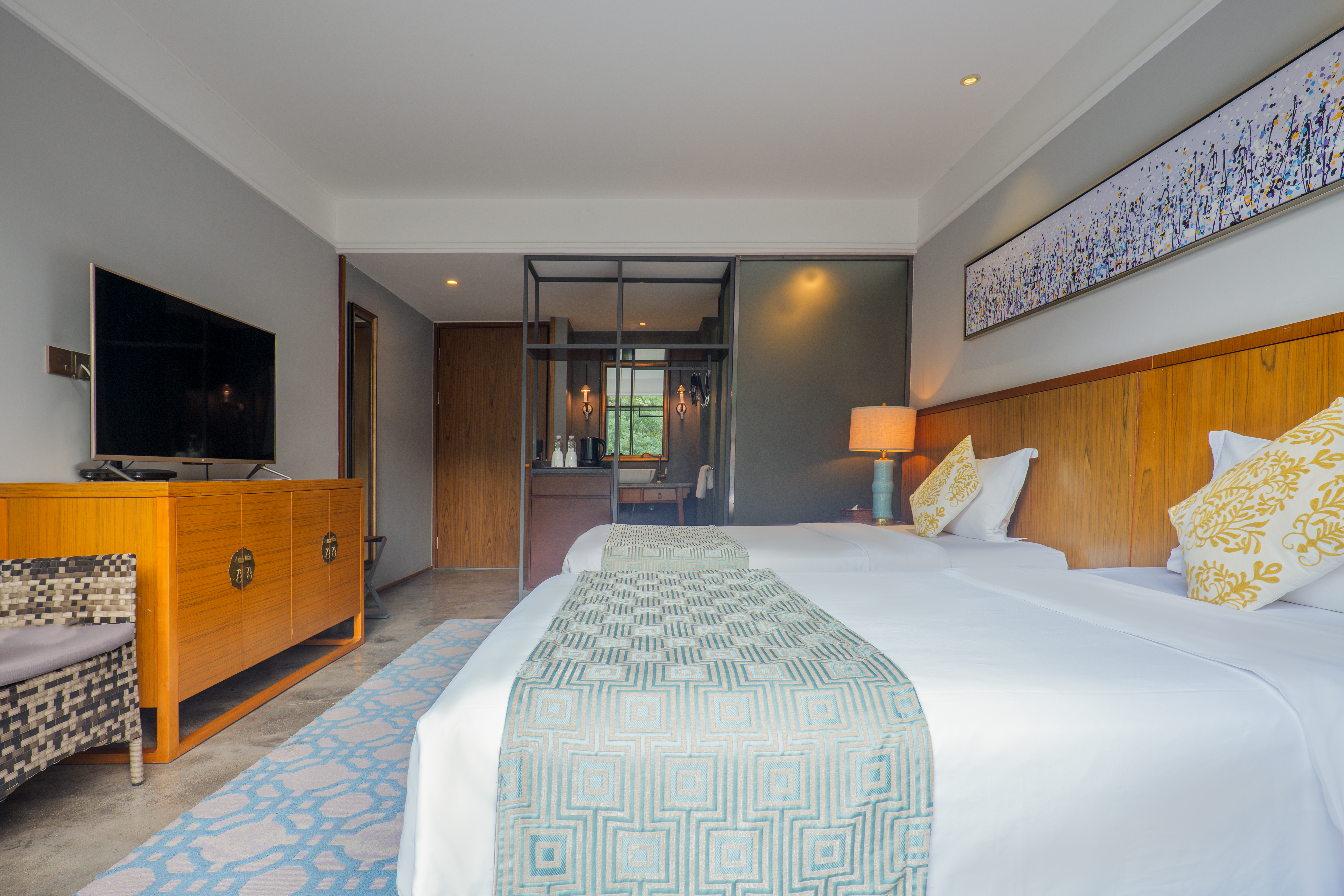 「倚山·悠然双床房」