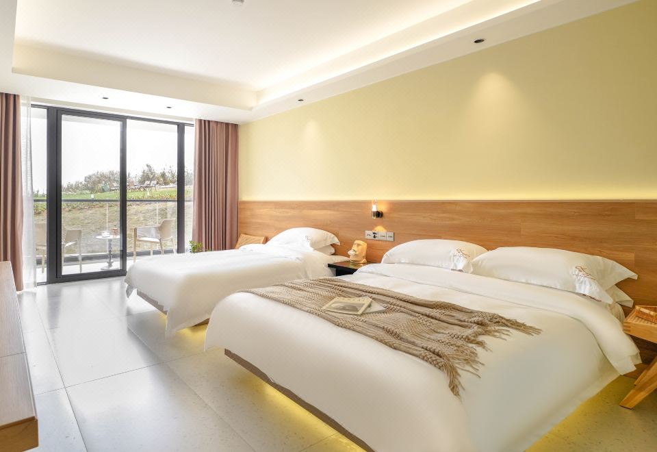 鹿夢·海景陽台花園家庭房