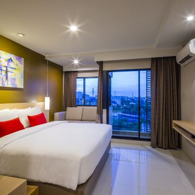 標準雙人床房 曼谷卡瑟特納瓦閔利沃特爾飯店優惠