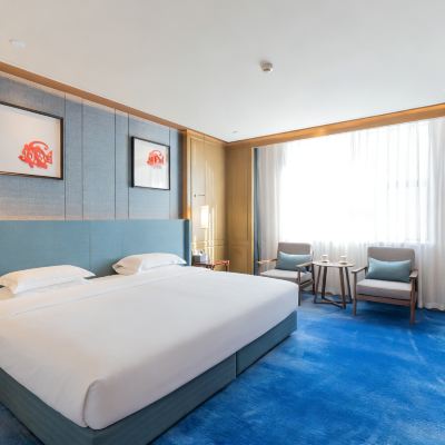 樂享雙拼大床房 鉑麗斯國際大飯店（威海高鐵站韓樂坊店）優惠