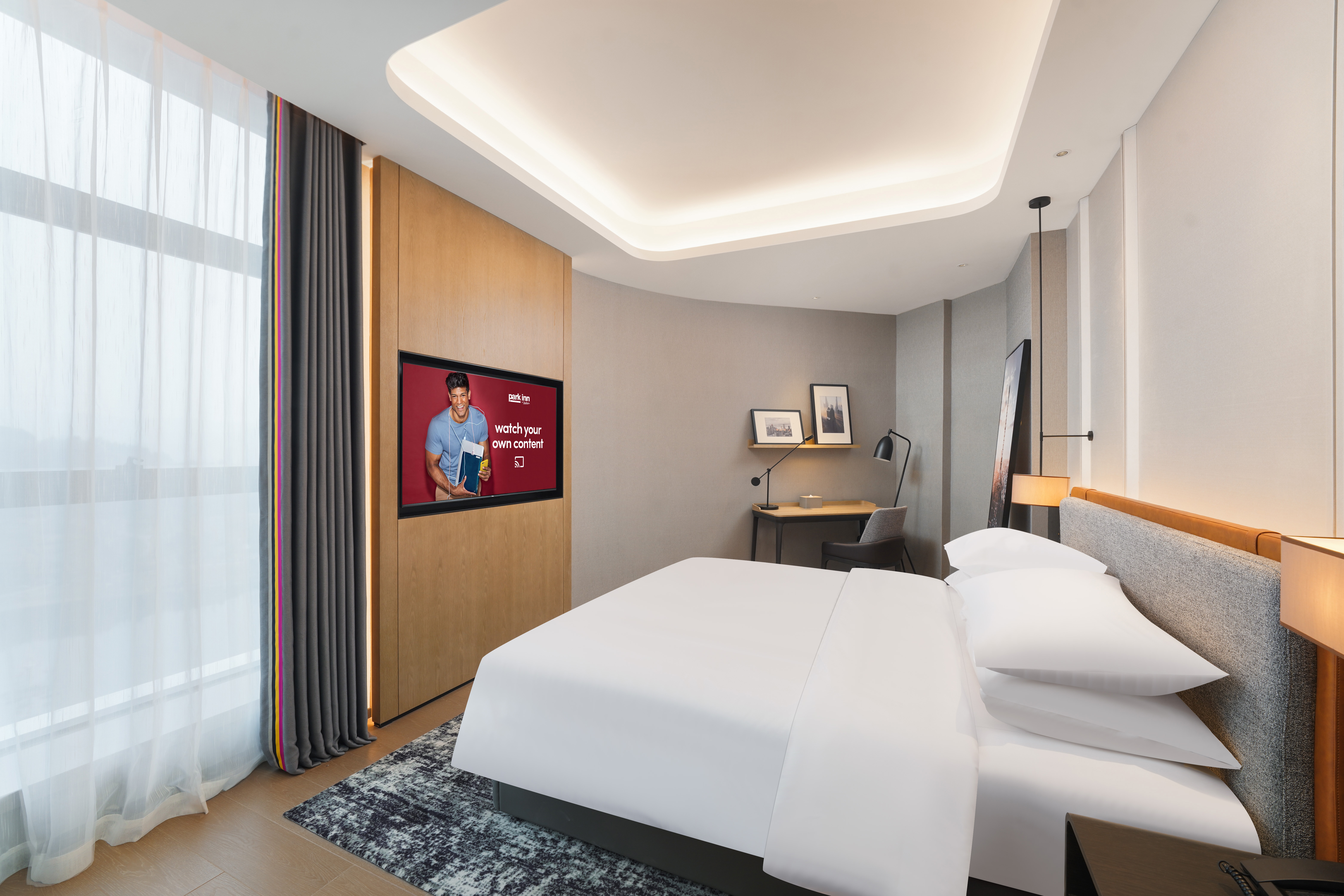 Nanchong Yilong Star City Plaza Park HotelFine big bed room