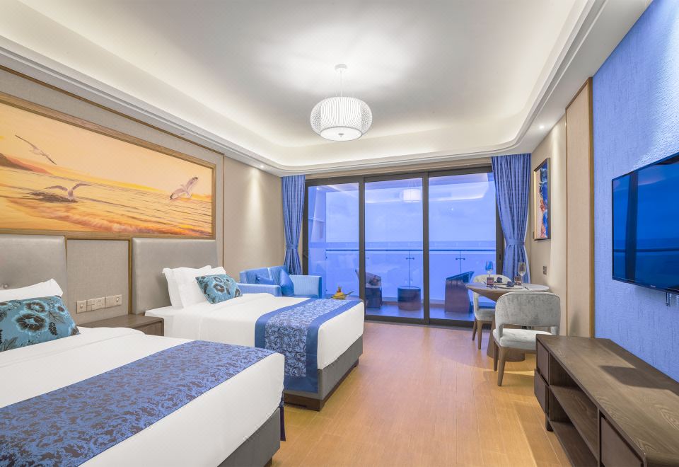 豪华海景双床房