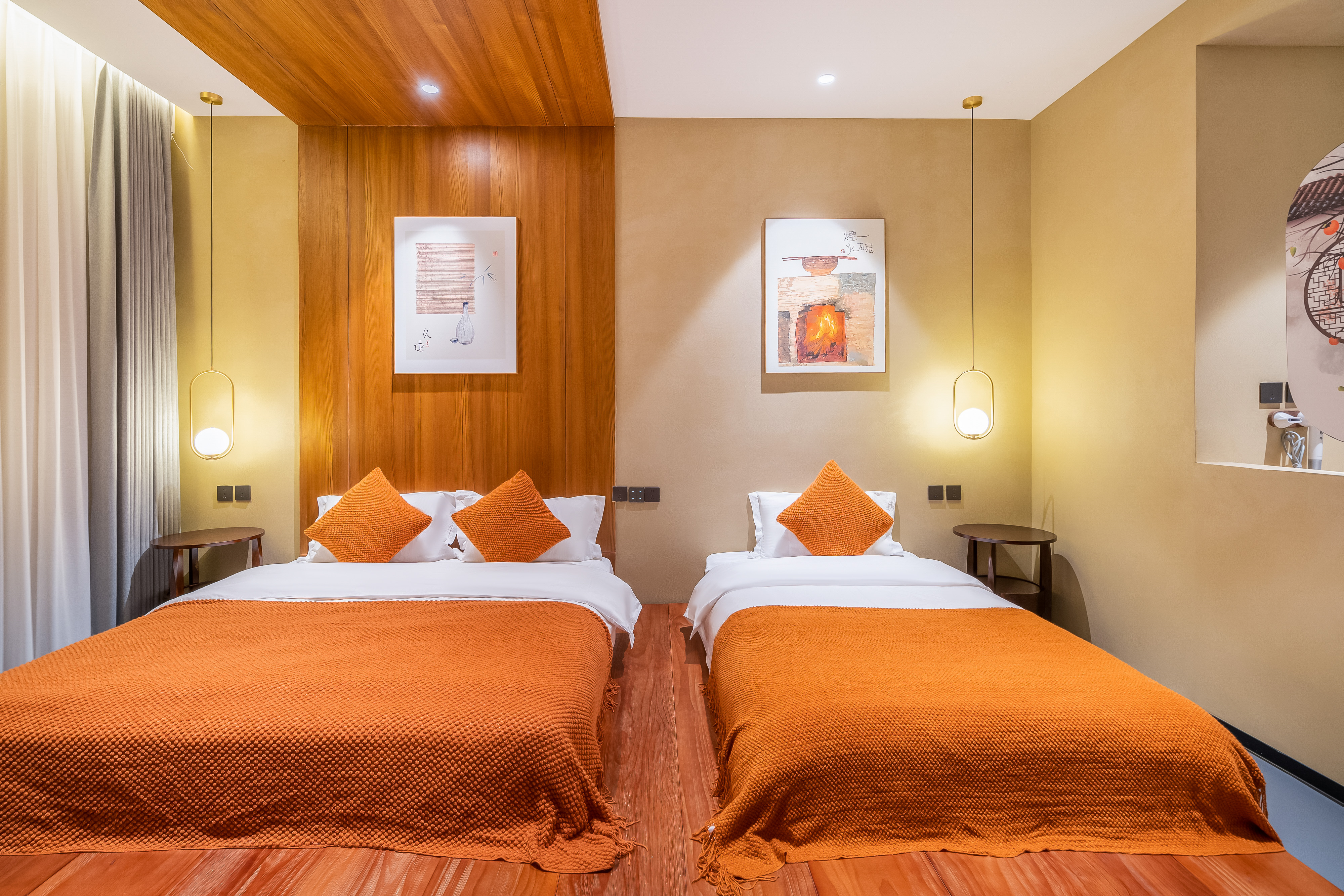 Yishan I Shi Homestay (Jim Paradise)涧水丨庭院亲子双床房（独立小院+可烧烤+智能客控）