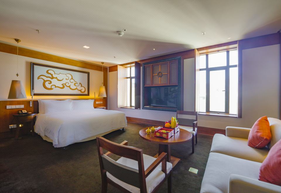 彌漫供氧布宮景大床房