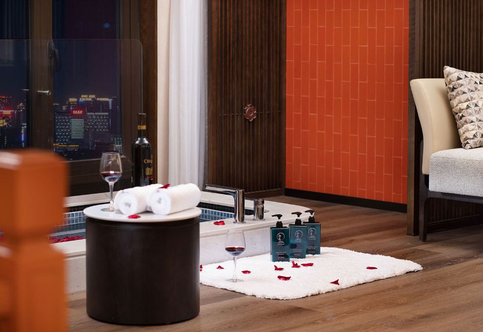 家庭温泉双床房