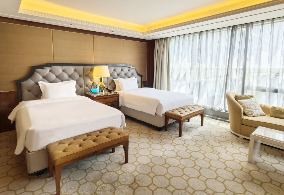 城市氧吧双床房