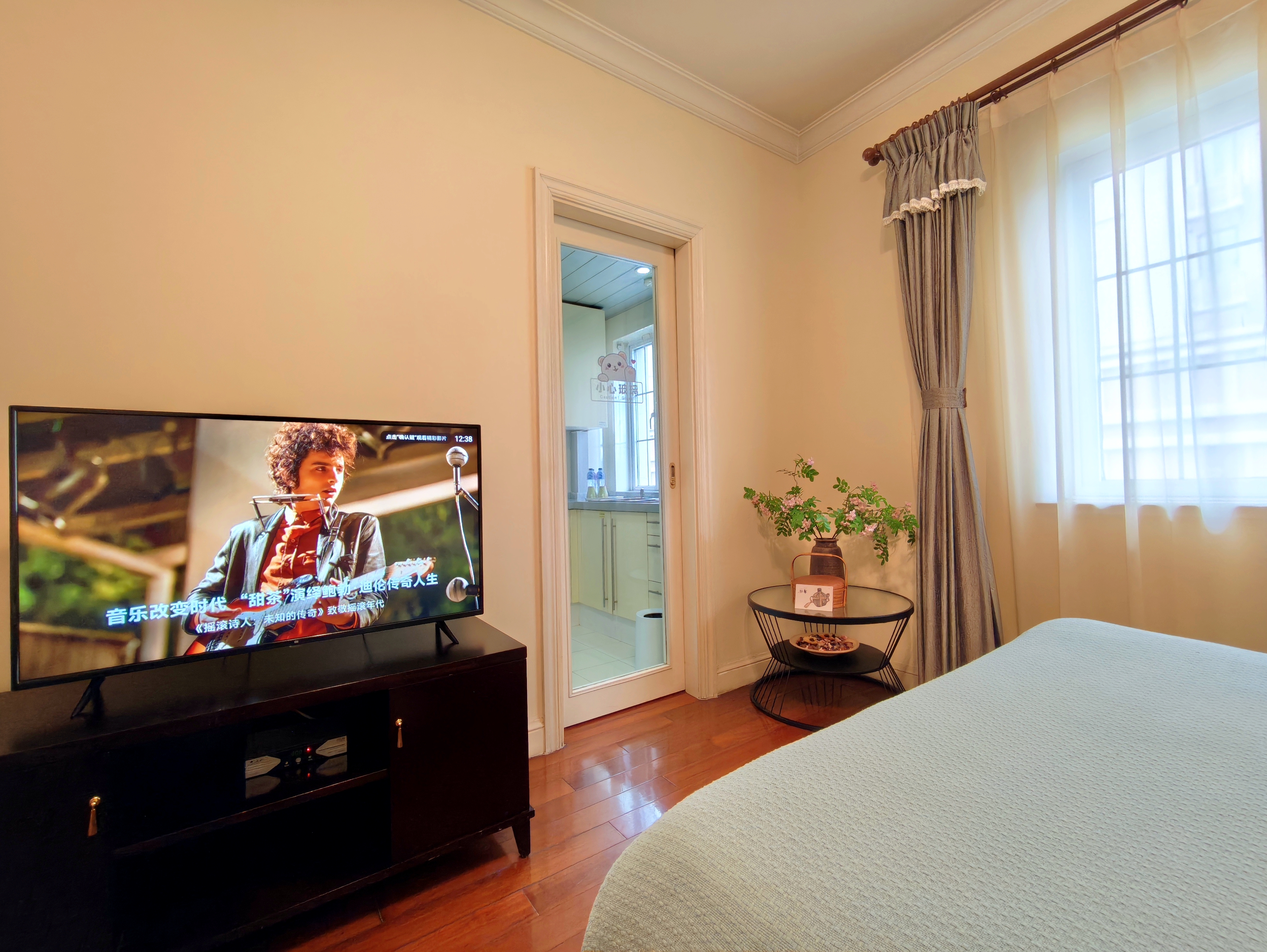 和睦家庭双床套房 |投屏电视 | 燃气灶厨房|滚筒洗衣机