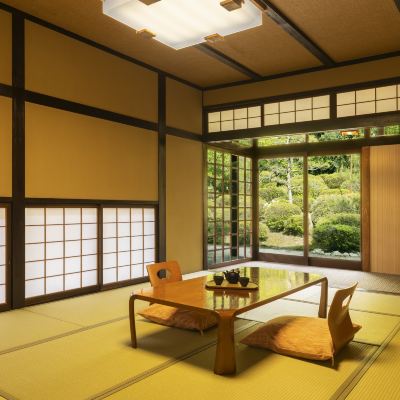 【禁煙】スタンダード露天風呂付和室(木造棟・ガーデンビュー) 湯快リゾート 三朝温泉 斉木別館〈会席タイプ〉 クーポン