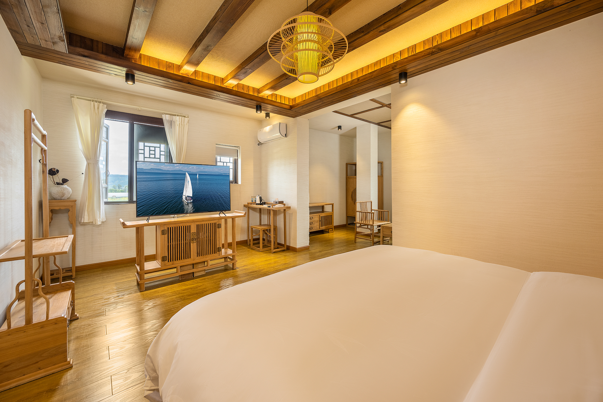 Bo Lian Chen Inn荷塘一室一厅大床房